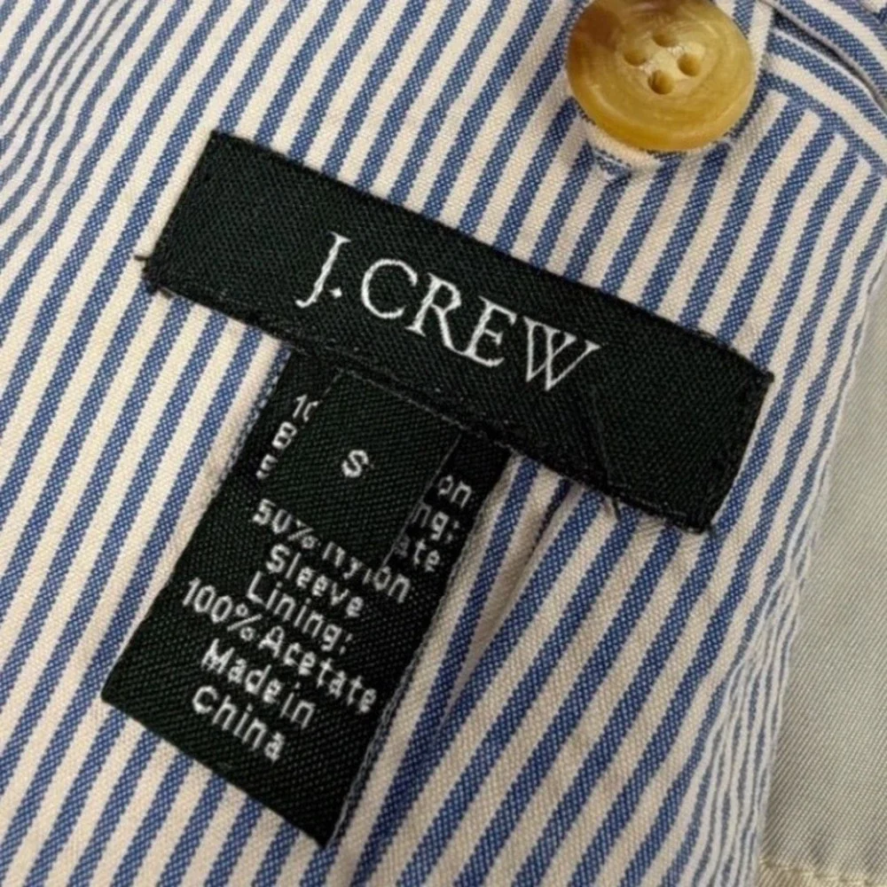 J Crew Blazer Men's Lot Size S 38R Patchwork, Seersucker,Windowpanes Wool/Cotton